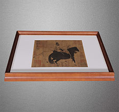 岑巩书画装裱配框服务案例